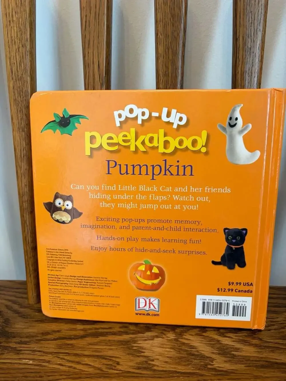 DK Pop-Up Peekaboo! Pumpkin Interactive Children's Board Book